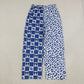 NEW RTS NO MOQ milk silk P1114 Adult Women Bows Leopard Team Pockets Flare Pants Bottom