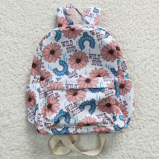 kids bags wild soul flower west backpack