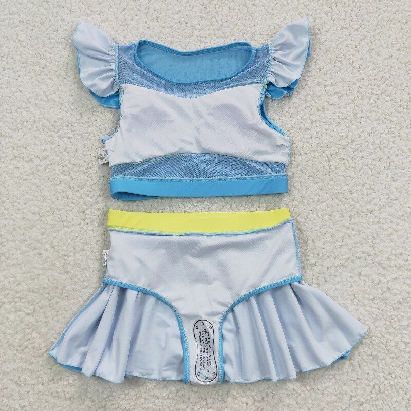 Princess girls swimsuit summer bathing suit