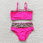 hot pink girls swimsuit summer bathing suit