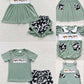 embroidery cow baby bubbles girls rompers