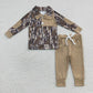 CAMO outfits boy match girl top and pants 2 pieces winter fall kids clothes