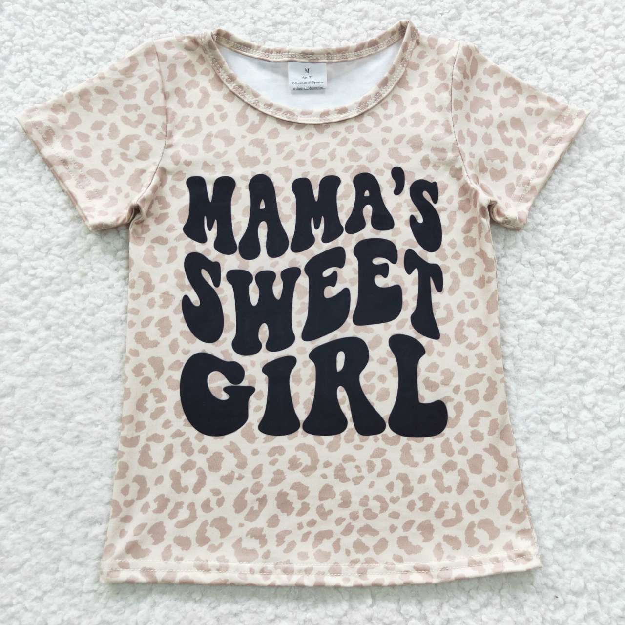 mama's sweet girl t-shirt short sleeve kids top