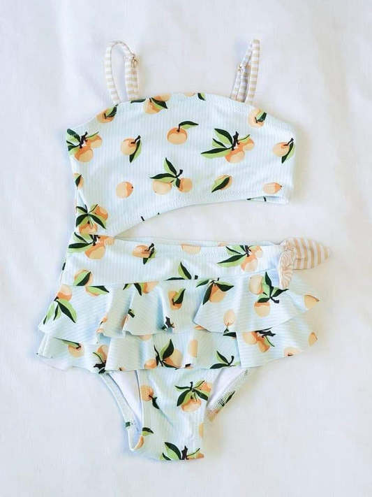 S0525 suspender swimsuit