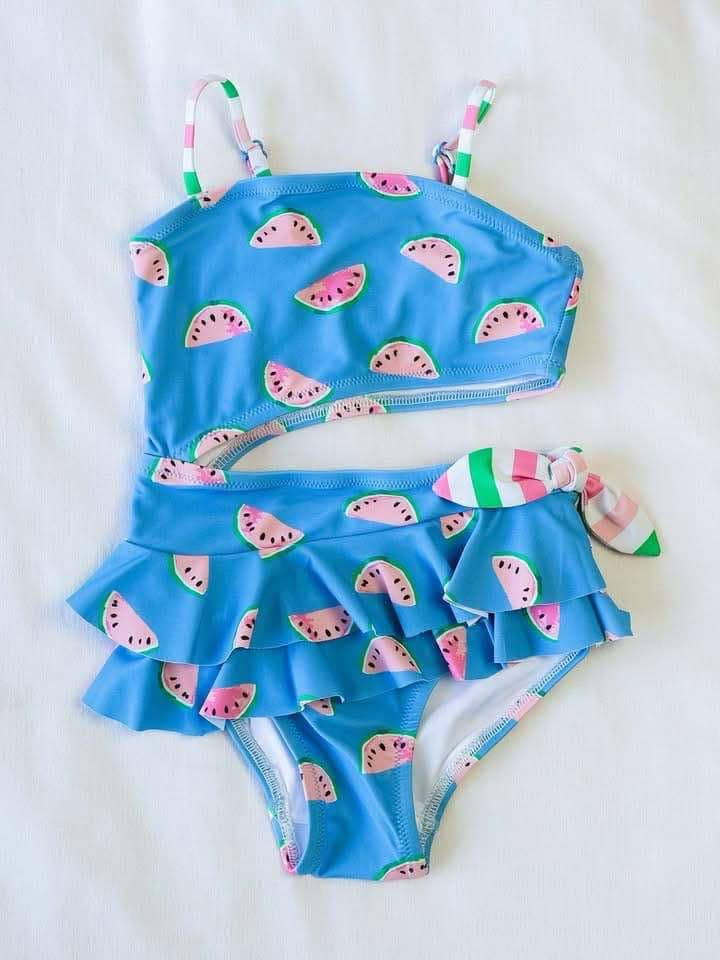 S0527 Watermelon Sling Swimsuit