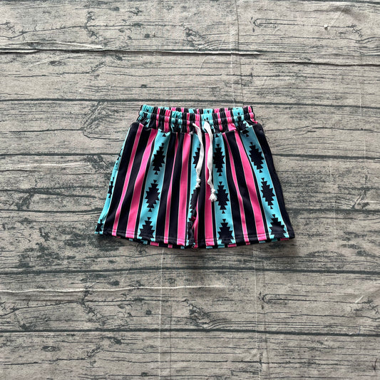 S0548Baby Boys Aztec Stripe Western Swimming Trunks Bottom