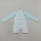 3.30 Sibling Baby Boys Light Blue Stripe Top Pockets Shorts Swimsuits