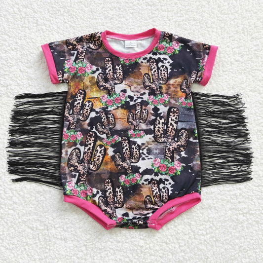 4.17SR0108 Cactus Tassel Toddler Clothes