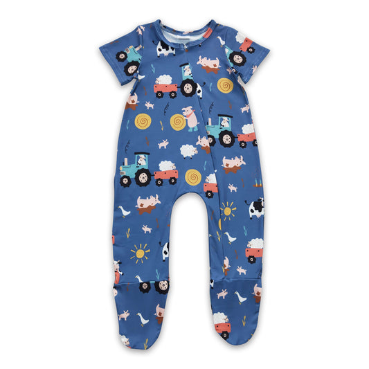 5.12SR0195 Blue Truck Toddler Clothes