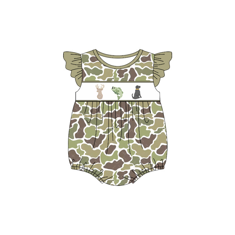 SR2686 Camouflage Deer Girls Toddler Clothes