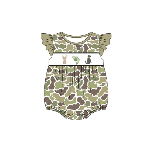 SR2686 Camouflage Deer Girls Toddler Clothes