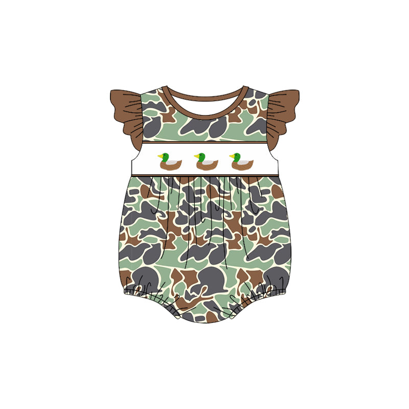 SR2688 Girls Camouflage Duck Toddler Clothes