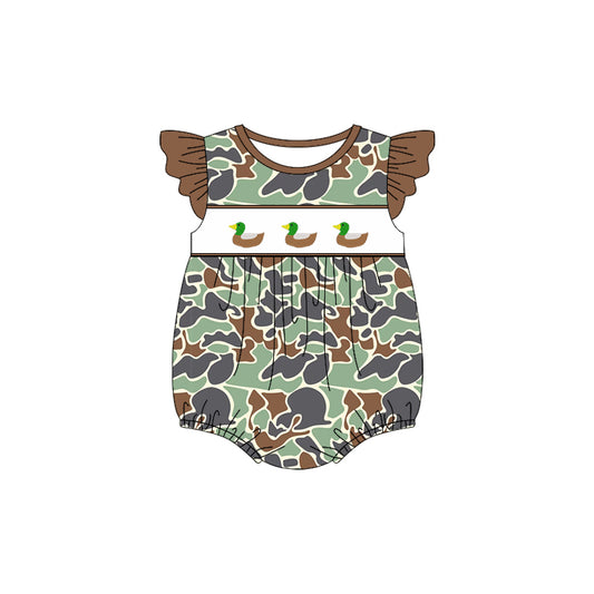 SR2688 Girls Camouflage Duck Toddler Clothes