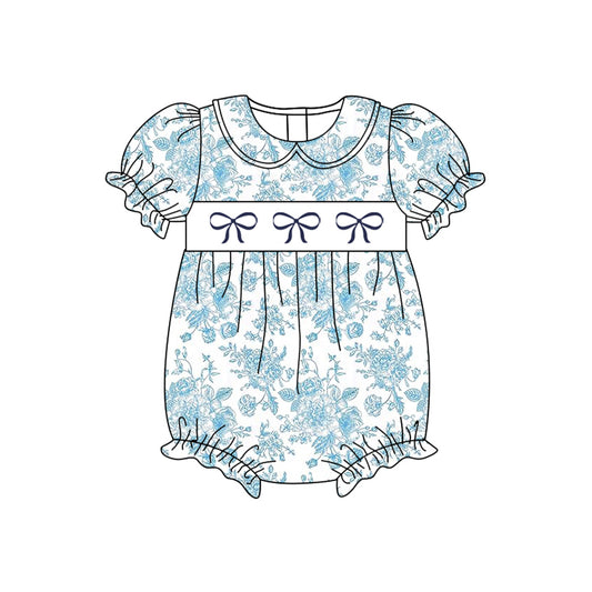 3.1SR2784 Blue Bow Toddler Clothes