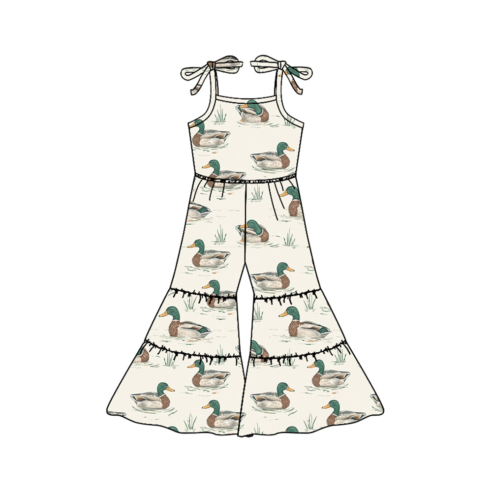 3.7SR2838 duck suspender jumpsuit