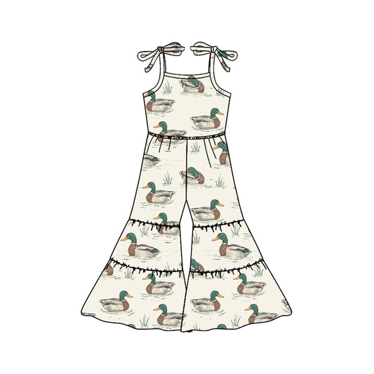 3.7SR2838 duck suspender jumpsuit
