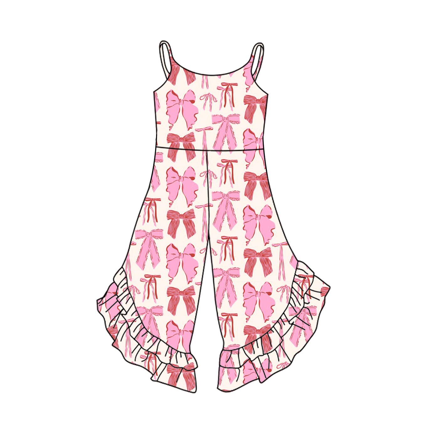3.7SR2845 Pink bodysuit with bow