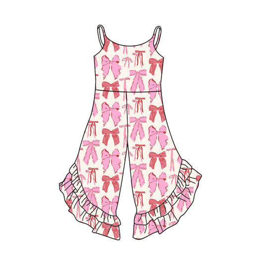 3.7SR2845 Pink bodysuit with bow