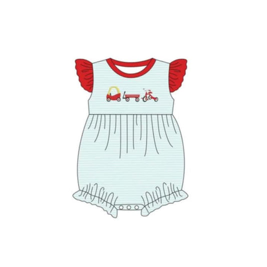 3.7SR2850 Flying Sleeve Trucker Girls Toddler Clothes