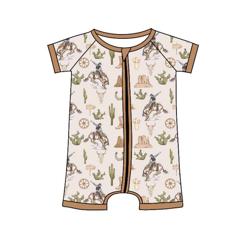 3.7SR2852 Horseback Cactus Toddler Clothes