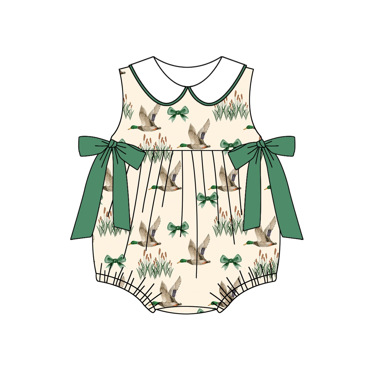 3.12SR2861 Green Duck Toddler Clothes