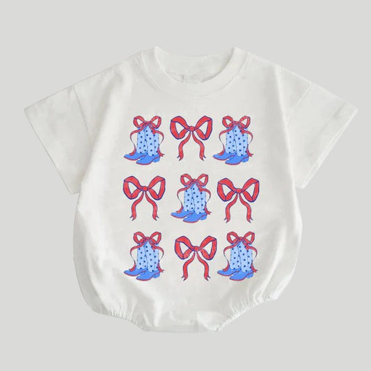 3.6SR2866 White bow toddler clothes