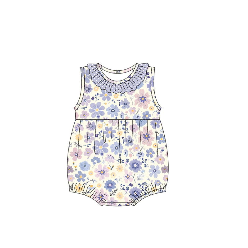 3.13SR2883 Purple Printed Toddler Clothes
