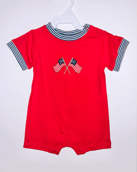 3.14SR2904 Red Boys Flag Toddler Clothes