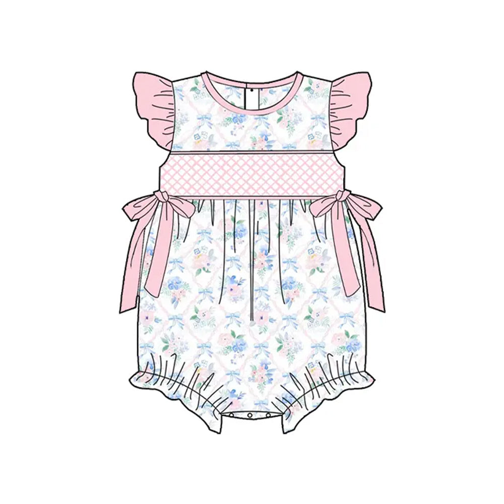 3.6SR2923 Bowknot Flower Toddler Clothes