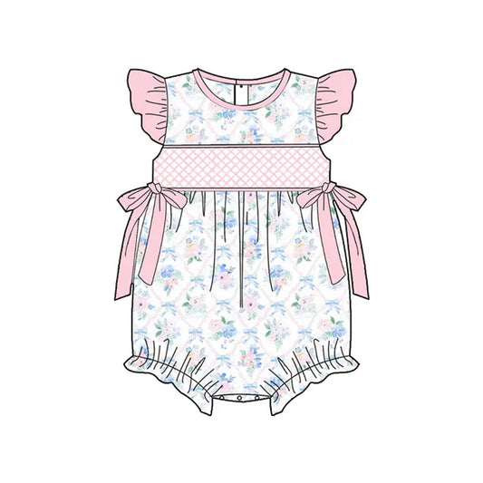 3.6SR2923 Bowknot Flower Toddler Clothes