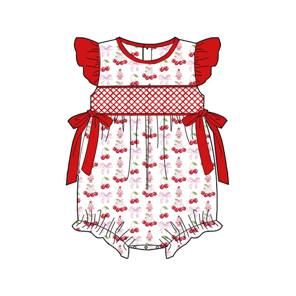 3.6SR2925 Cherry Bow Toddler Clothes