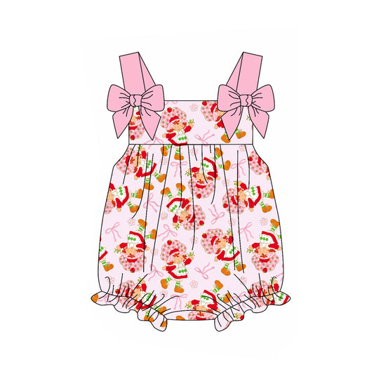 3.6SR2933 Pink Flower Bow Toddler Clothes