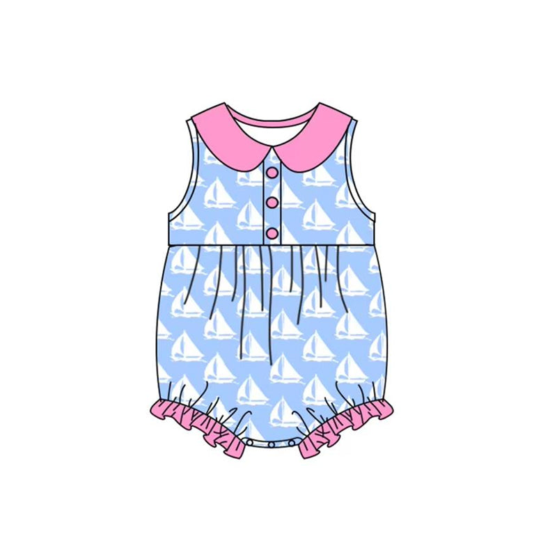 3.19SR2951 Sailboat Collar Toddler Clothes