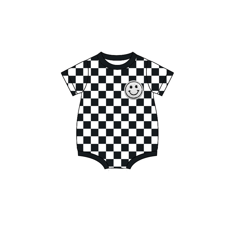 3.20SR2958 Black plaid toddler suit