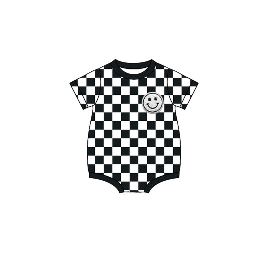 3.20SR2958 Black plaid toddler suit