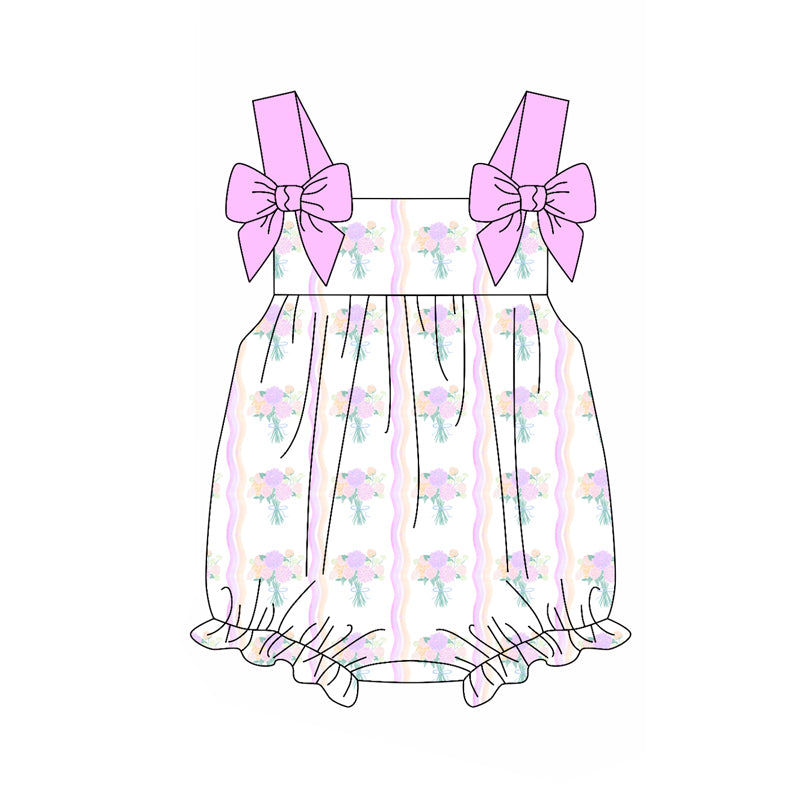 3.20SR2961 Purple suspender toddler clothes