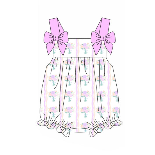 3.20SR2961 Purple suspender toddler clothes