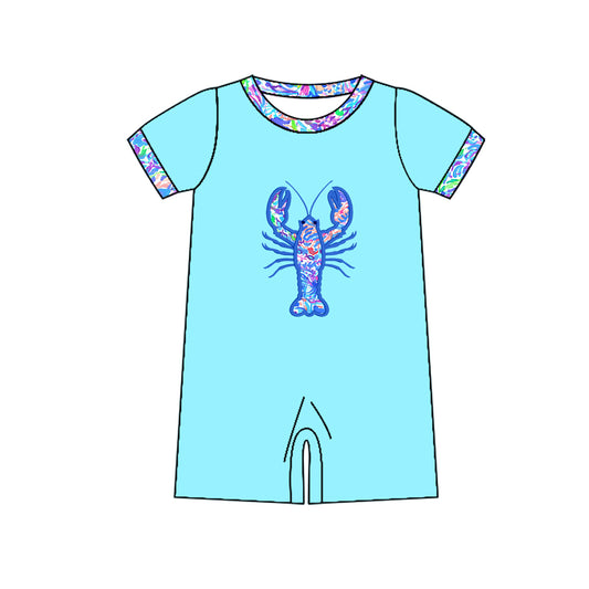 2.27SR3044 Boys Lobster Short Sleeve Toddler Clothes