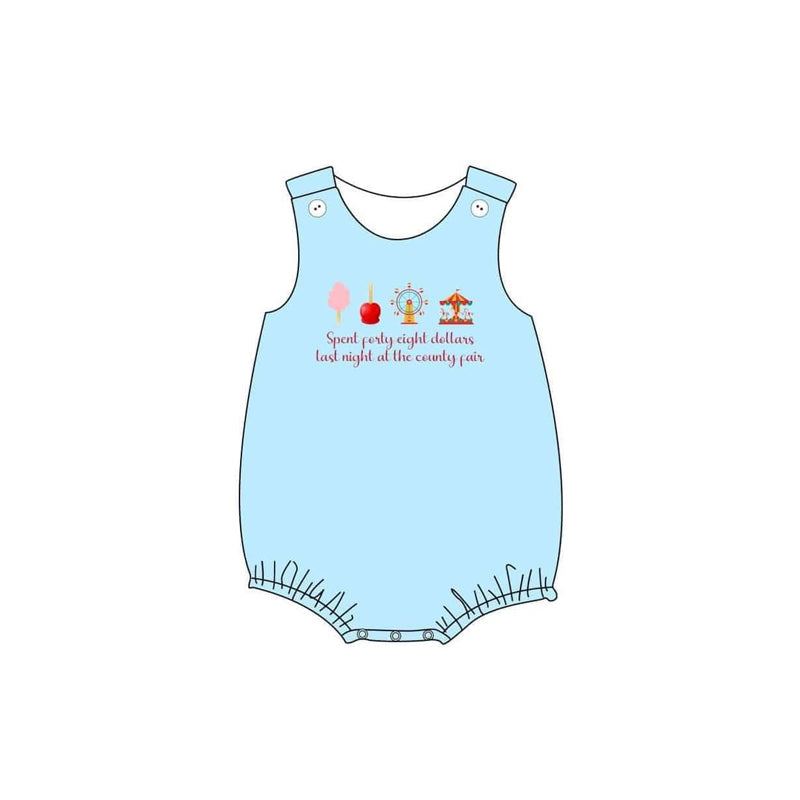 4.3SR3056 Boys cartoon blue toddler clothes