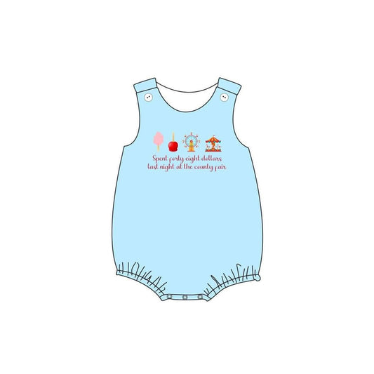 4.3SR3056 Boys cartoon blue toddler clothes