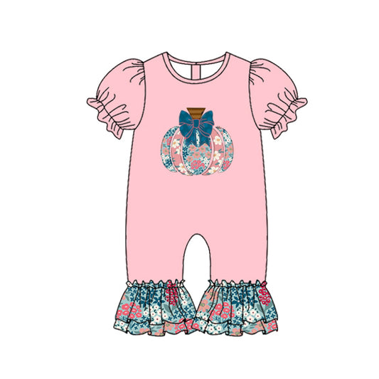 5.19SR3112 Girls Pumpkin Pink Toddler Clothes