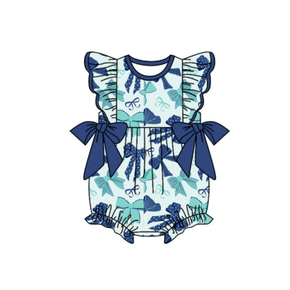 5.28SR3121 Blue Bow Toddler Clothes