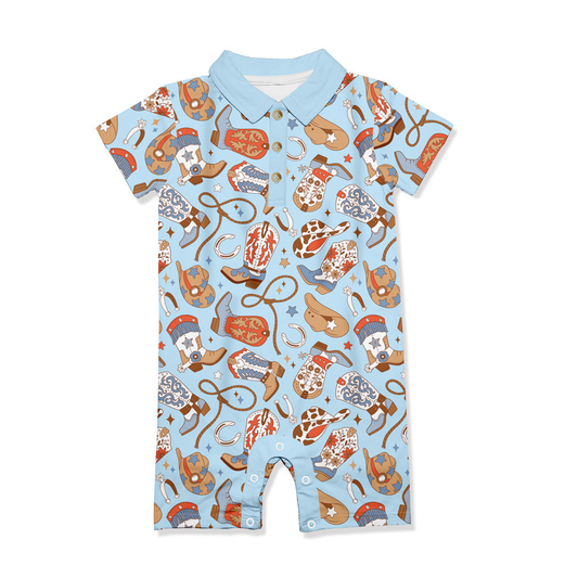 5.28SR3128 Boots Blue Boys Toddler Clothes