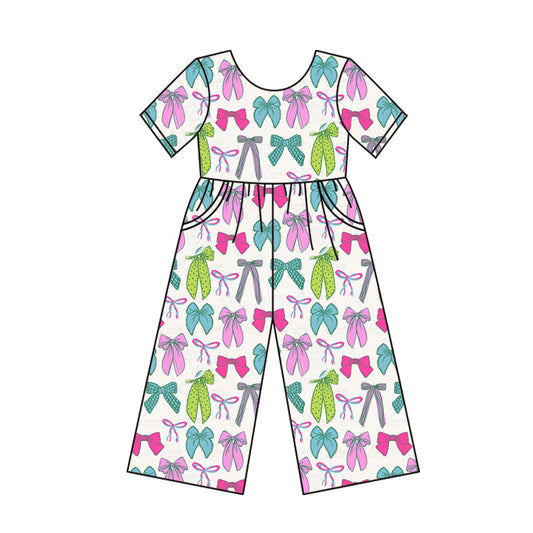 6.2SR3143 Colorful Bow Bodysuit
