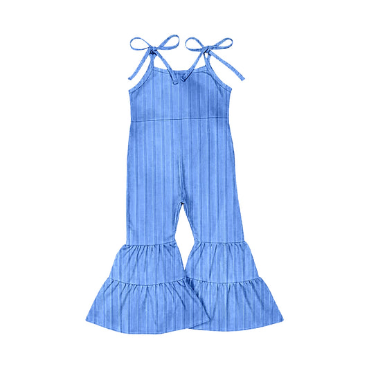6.6SR3157 Light blue suspender jumpsuit