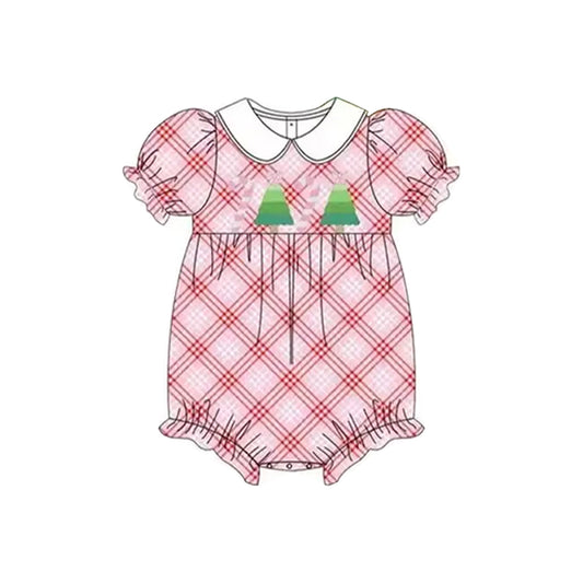 6.10SR3167 Christmas tree pink toddler clothes