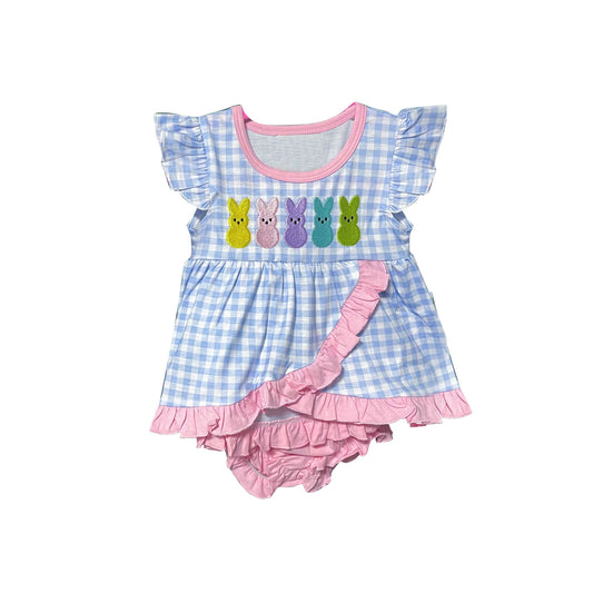 X930 SR3232 Bunny Plaid Toddler Clothes