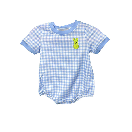 X930 SR3233 Blue Rabbit Plaid Toddler Clothes