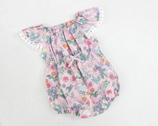 X930 SR3234 floral baby toddler suit