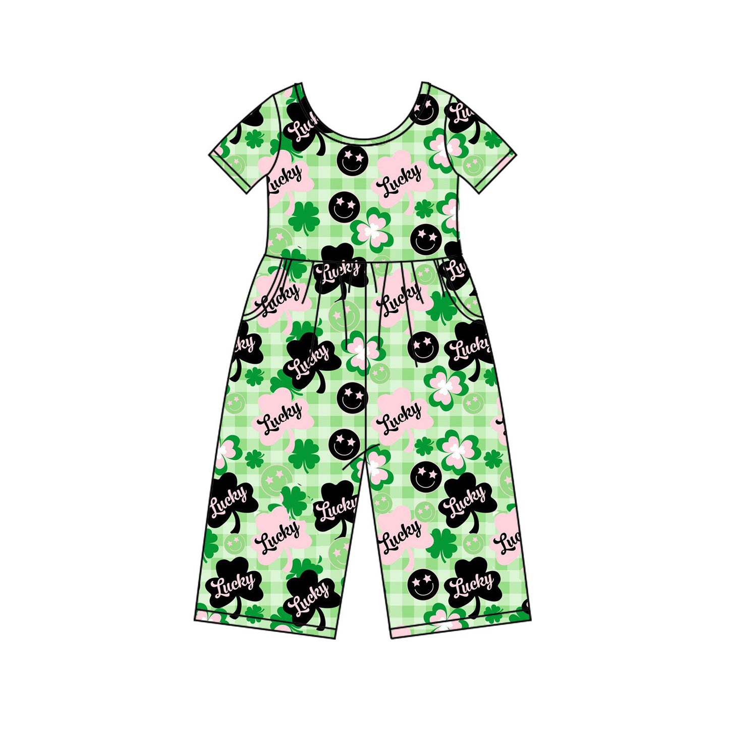 X927 SR3237 Smiley Green Bodysuit